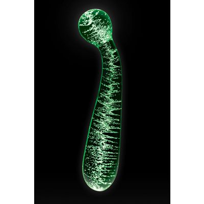 nsnovelties 6 7 Glow In The Dark Glass G Spot Dong
