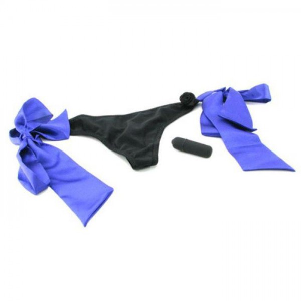 Black Rose - Secret Garden Vibrating Panty