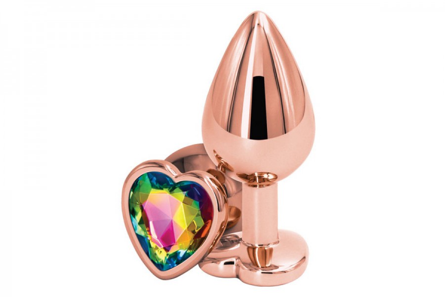 Rear Assets Rose Gold Heart Medium
