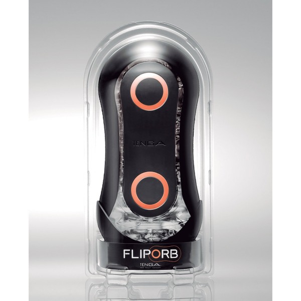 TENGA Flip Orb Orange Crash Strong Male Masturbator