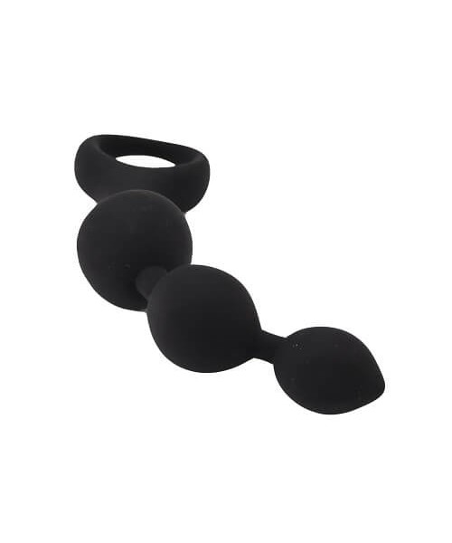 Loving Joy Triple Ripple Anal Beads-Black — image 6 of 8