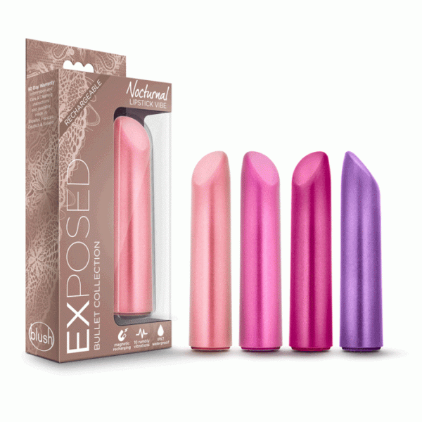 Exposed Rechargeable Lipstick Bullet Vibrator — image 4 of 5