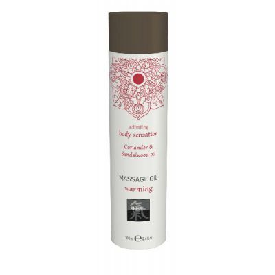 Shiatsu Massage Oil Warming Coriander And Sandalwood Oil 100ml