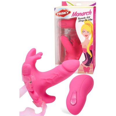 Frisky Wearable Vibrator With Butterfly Base Remote