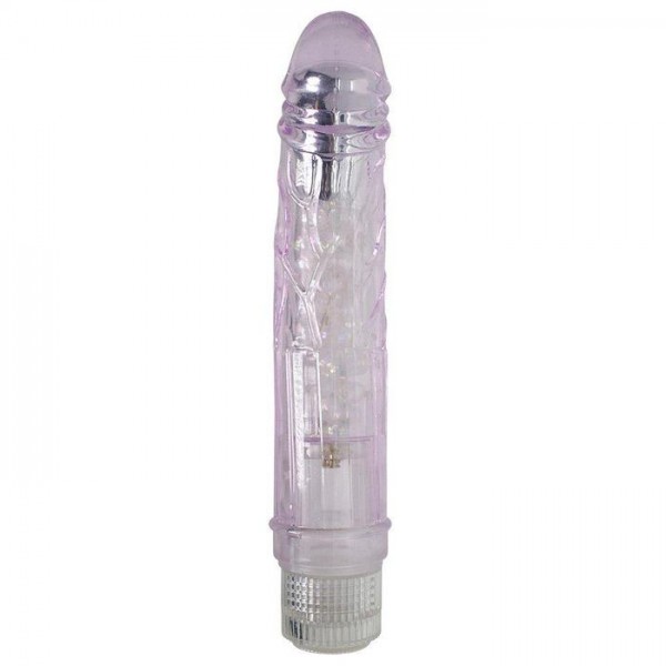 9" Realistic Beaded Vibrating Dildo - Firm & Flexible for G-Spot Stimulation! — image 5 of 6