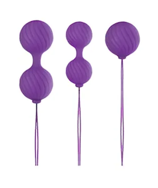 Luxe O Weighted Kegel Balls Purple — image 8 of 9