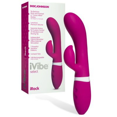 Doc Johnson iVibe Select iRock 8 Silicone Come Hither Rabbit