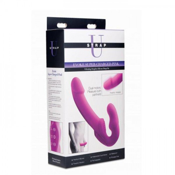 Evoke Super Charged Strapless Strap On Dildo