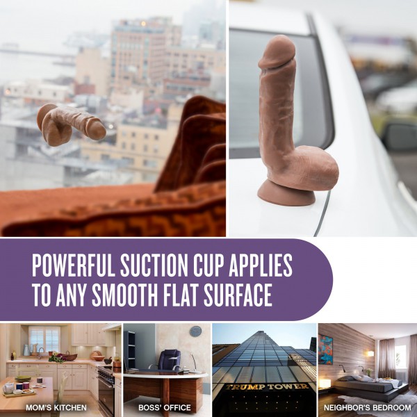 Au Naturel Macho Suction Cup Dildo