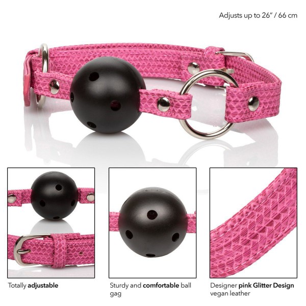 Tickle Me Pink Ball Gag