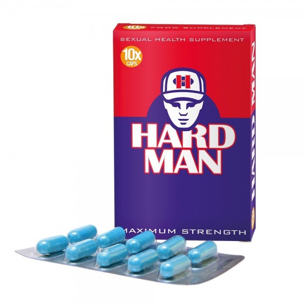 Hard Man Sexual Health Supplement for Men (10 capsules)