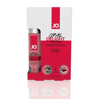 System JO Oral Delight Arousal Gel Strawberry Sensation
