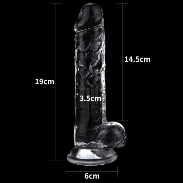 Flawless Clear Dildo - 7.5 Inches