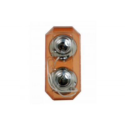 Duo Balls Silver Plastic