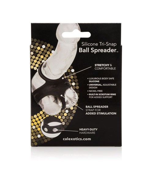 Silicone tri-snap ball spreader