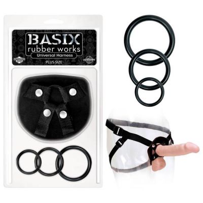 Basix Rubber Works Universal Harness Plus Size