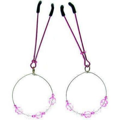 Nipple Clamps w beads On Hoop