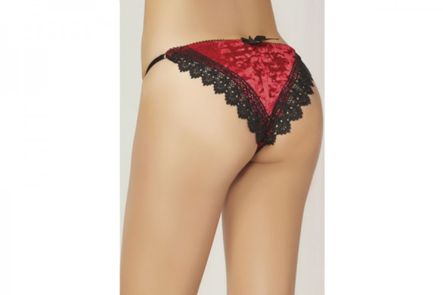 STM 10821 Crushed Velvet Panty