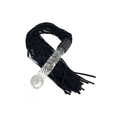 Pipedream Icicles No 38 Hand Blown Glass Handled Whip