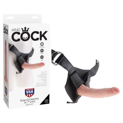 King Cock Strap On Harness With 7 Cock
