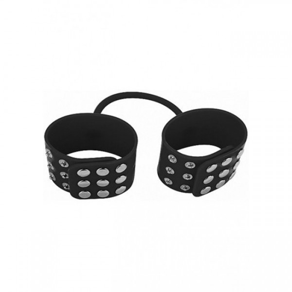 Silicone Cuffs by Ouch - Black
