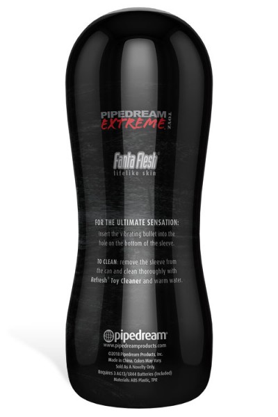 Pipedream 6.5" Vibrating Realistic Pussy Masturbator