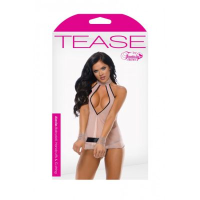 Tease Alexiss Babydoll with Handcuffs G string