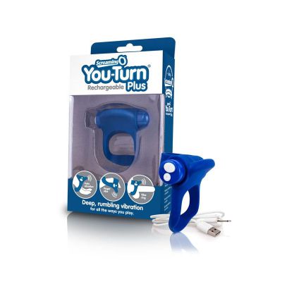 You Turn Plus Rechargeable Ring by Screaming O Blue