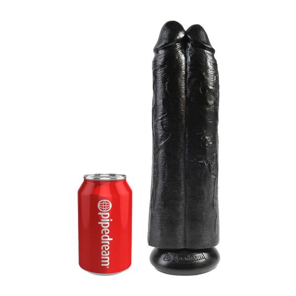 King Cock Two Cocks One Hole 11 Inch Realistic Dildo