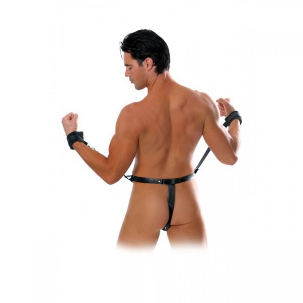 Fetish Fantasy - Jockstrap with Wrist Restraints