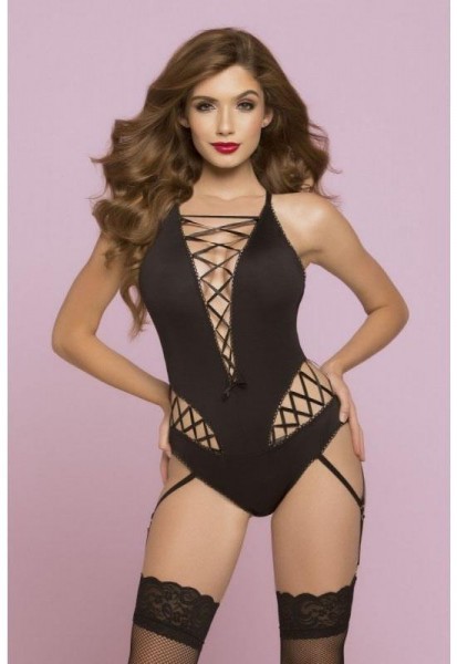 Try to Resist Me Teddy - Black (One size)