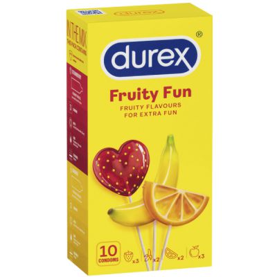 Fruity Fun Flavoured Condoms 10pk