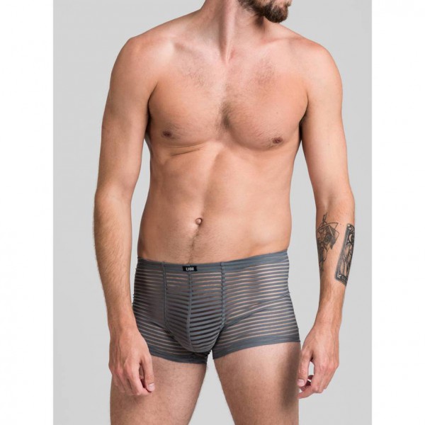 LHM Stripe Grey Mesh Boxer Shorts