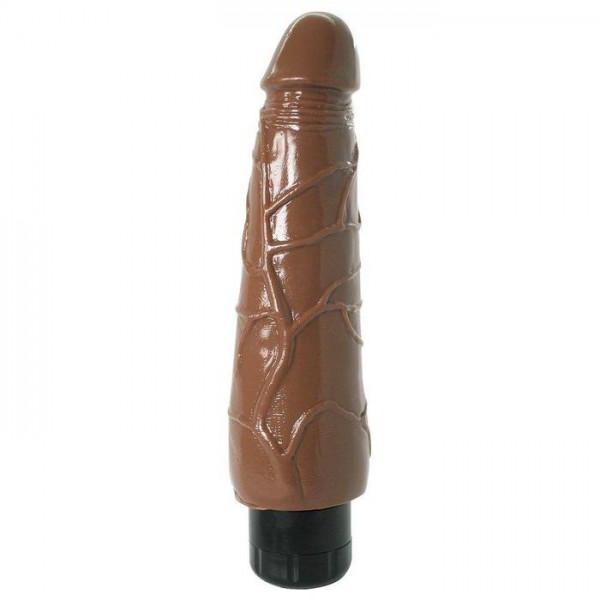 Large Flexible Vibrating Dildo - Lifelike Textures!