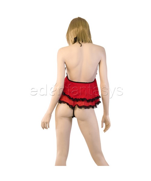 Spanish lace peek a boo set