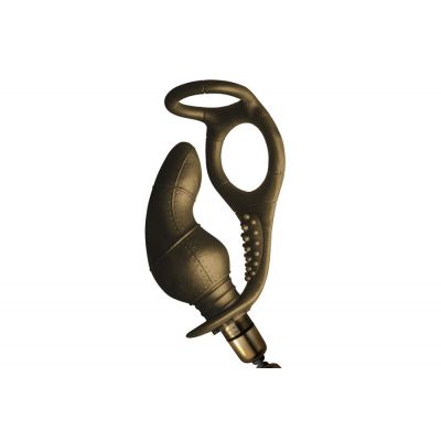 Dr Rocco s Dauntless Cock Ring with Vibrating Butt Plug