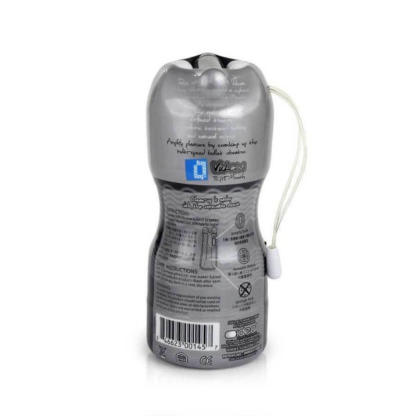 Vulcan Vibrating Male Masturbator Tight Mouth Oral Sex Stroker