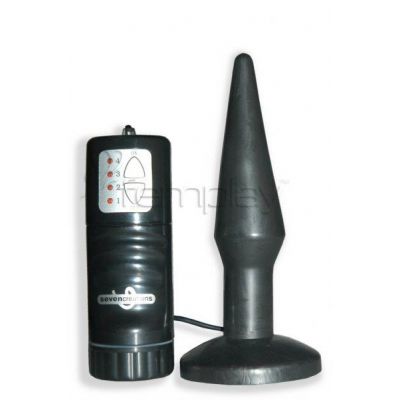 Pure Butt Plug Vibrating Small Black