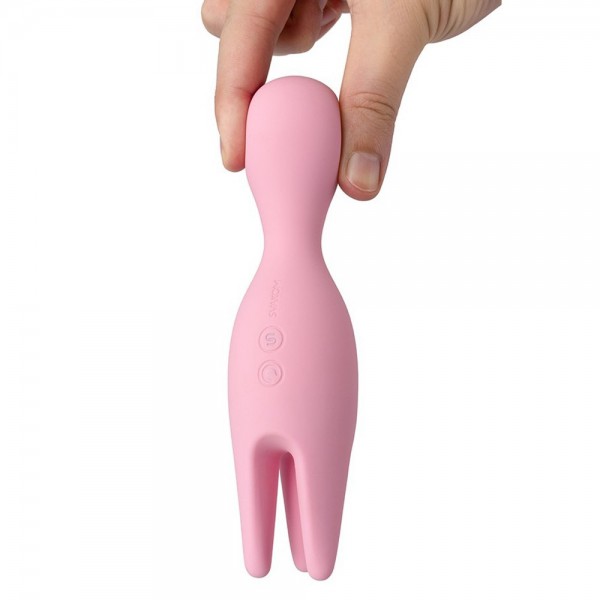 Svakom Nymph 6.1" Silicone Vibrator with Moving Fingers