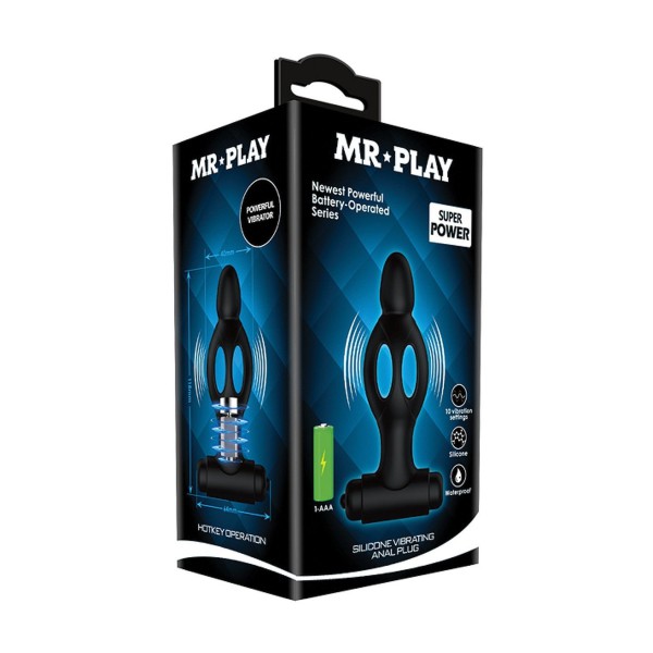 Mr. Play Vibrating Collapsible Anal Plug