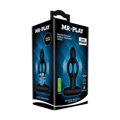 Mr Play Vibrating Collapsible Anal Plug