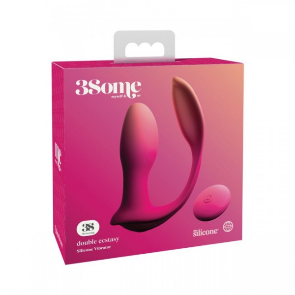 Pipedream Double Ecstasy Couples Wearable Vibrator With Remote