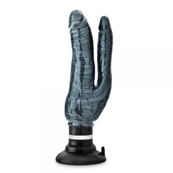 Jet Deux Noir Carbon Metallic Black Double Vibrator - None