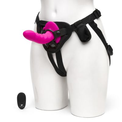 Pegasus Remote Control Rippled Strap On Harness Kit