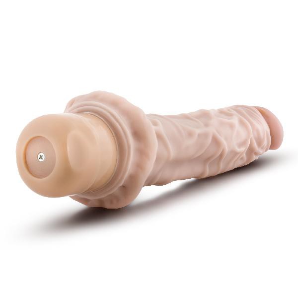 Dr Skin Cock Vibe 8 9.75in Vibrating Cock Beige — image 5 of 5