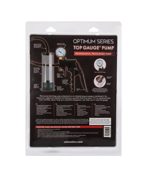 Optimum top gauge pump