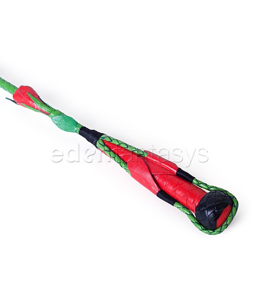 Red rose buds crop