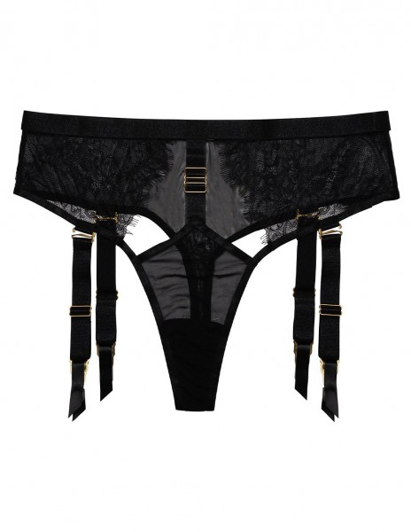 HUSTLER Lace Cage Thong — image 3 of 10