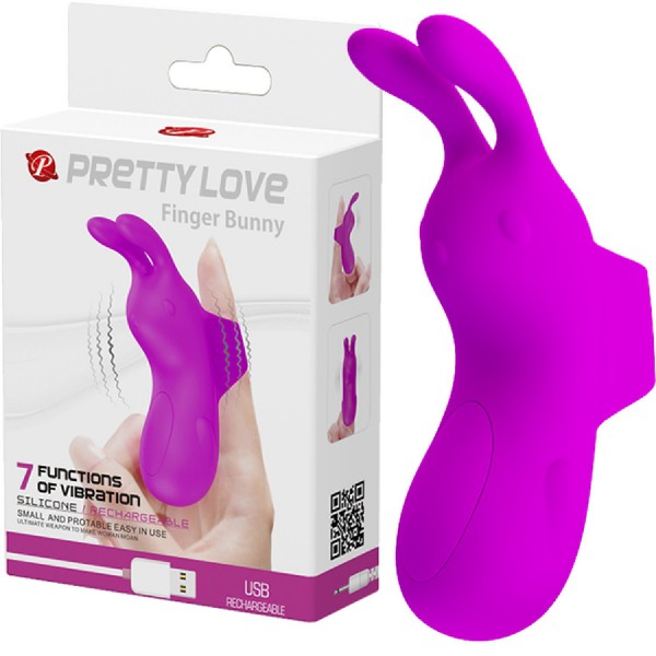 Rechargeable Finger Bunny (Purple)