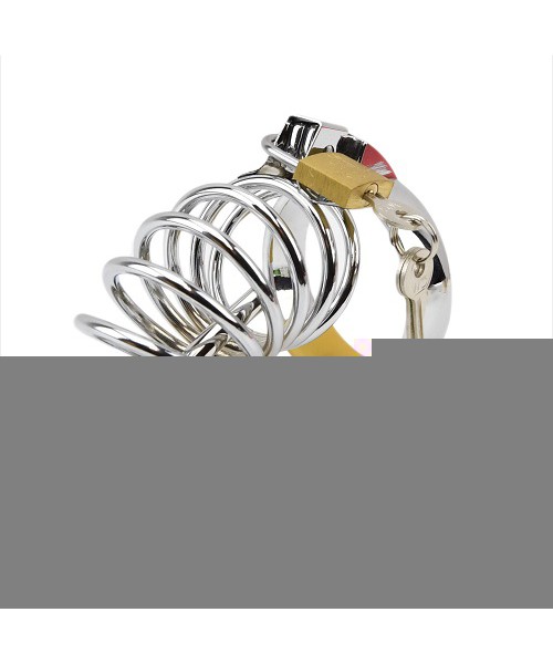 Impound Corkscrew Male Chastity Device with Penis Plug